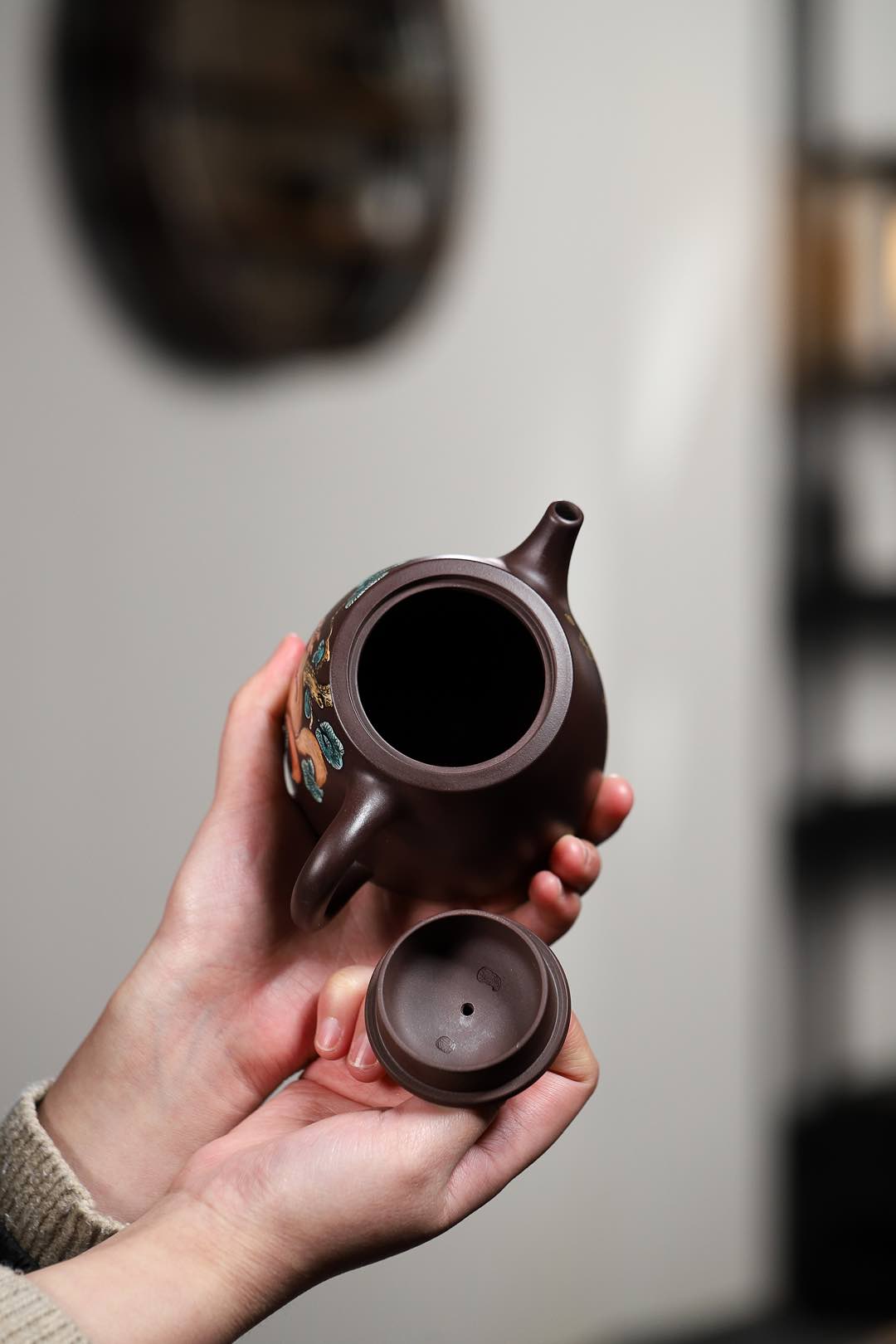 景德镇国大师任瑞华大师和杨军保合作款【品名】汉铎