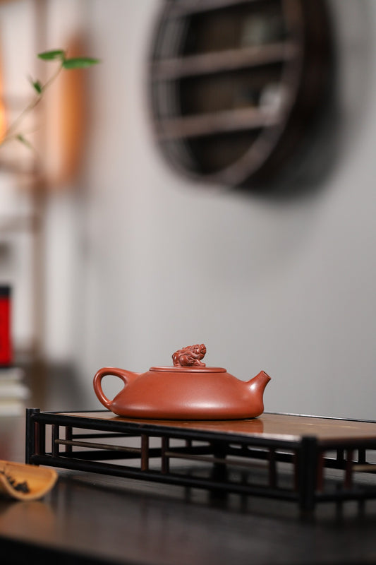 【扁瓢】 龚彧(国家级工艺美术师) 原矿底槽清 容量230cc