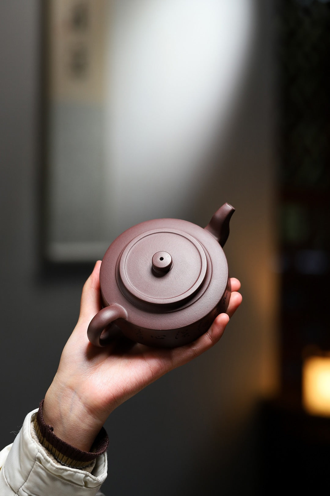 【周盘】 赵信军 (国家级工艺美术师) 泥料原矿紫泥250CC