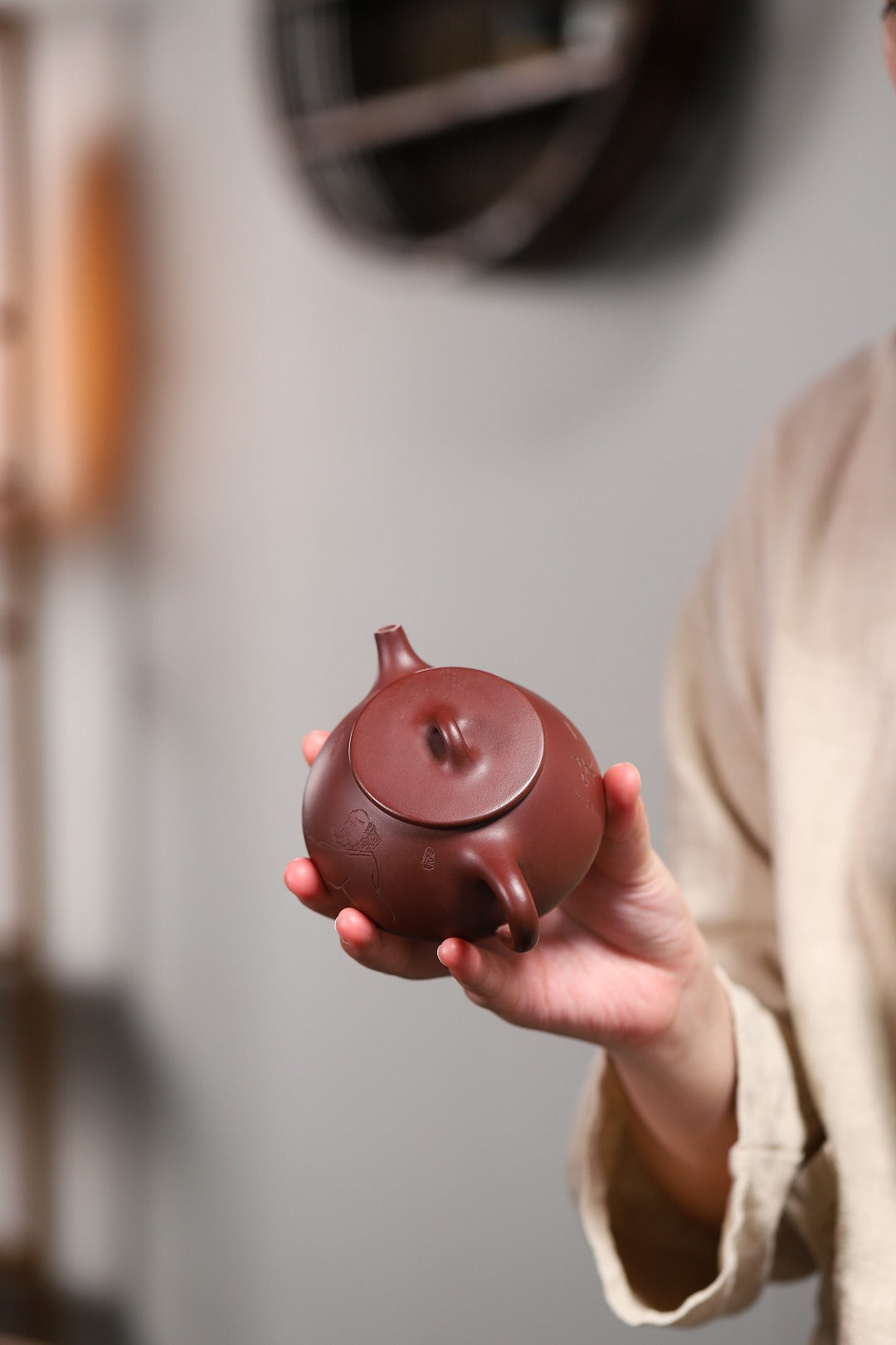 【景舟石瓢】 范俊华(国家级工艺美术师) 原矿紫泥