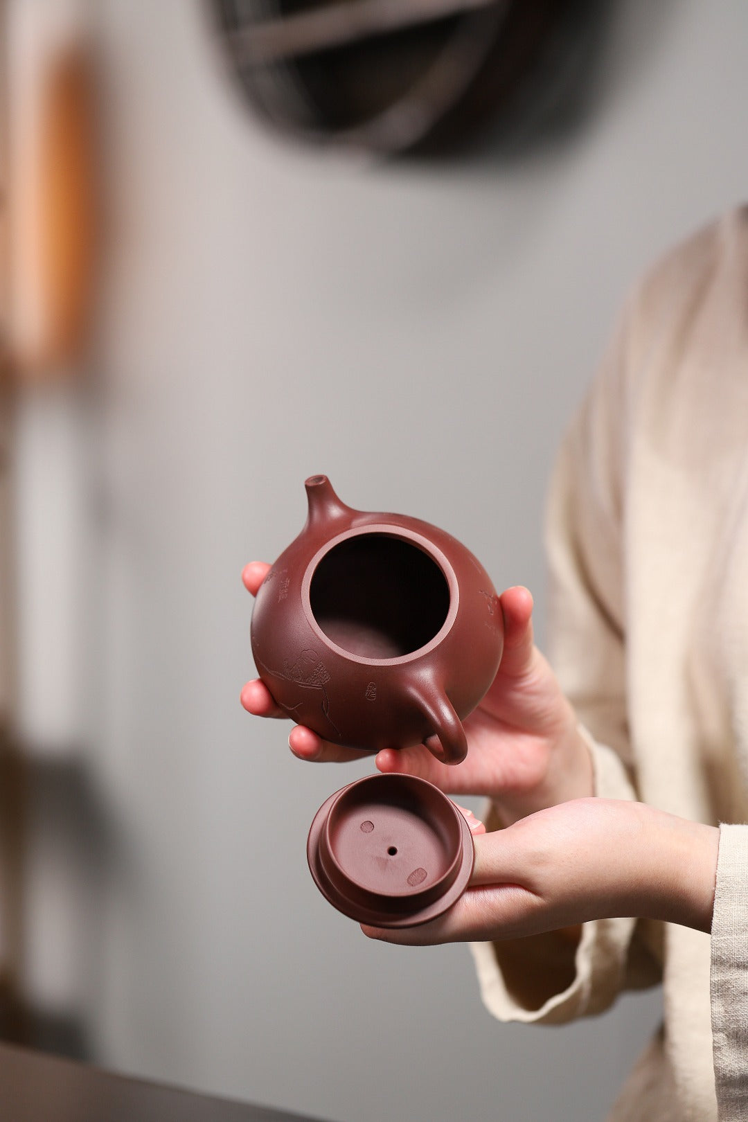 【景舟石瓢】 范俊华(国家级工艺美术师) 原矿紫泥