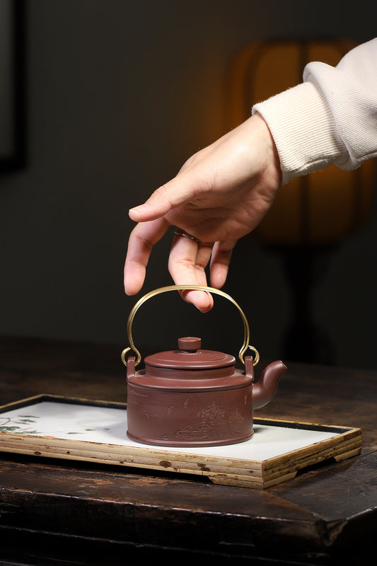 【矮洋桶】 范俊华 (国际级工艺美术师) 原矿紫泥