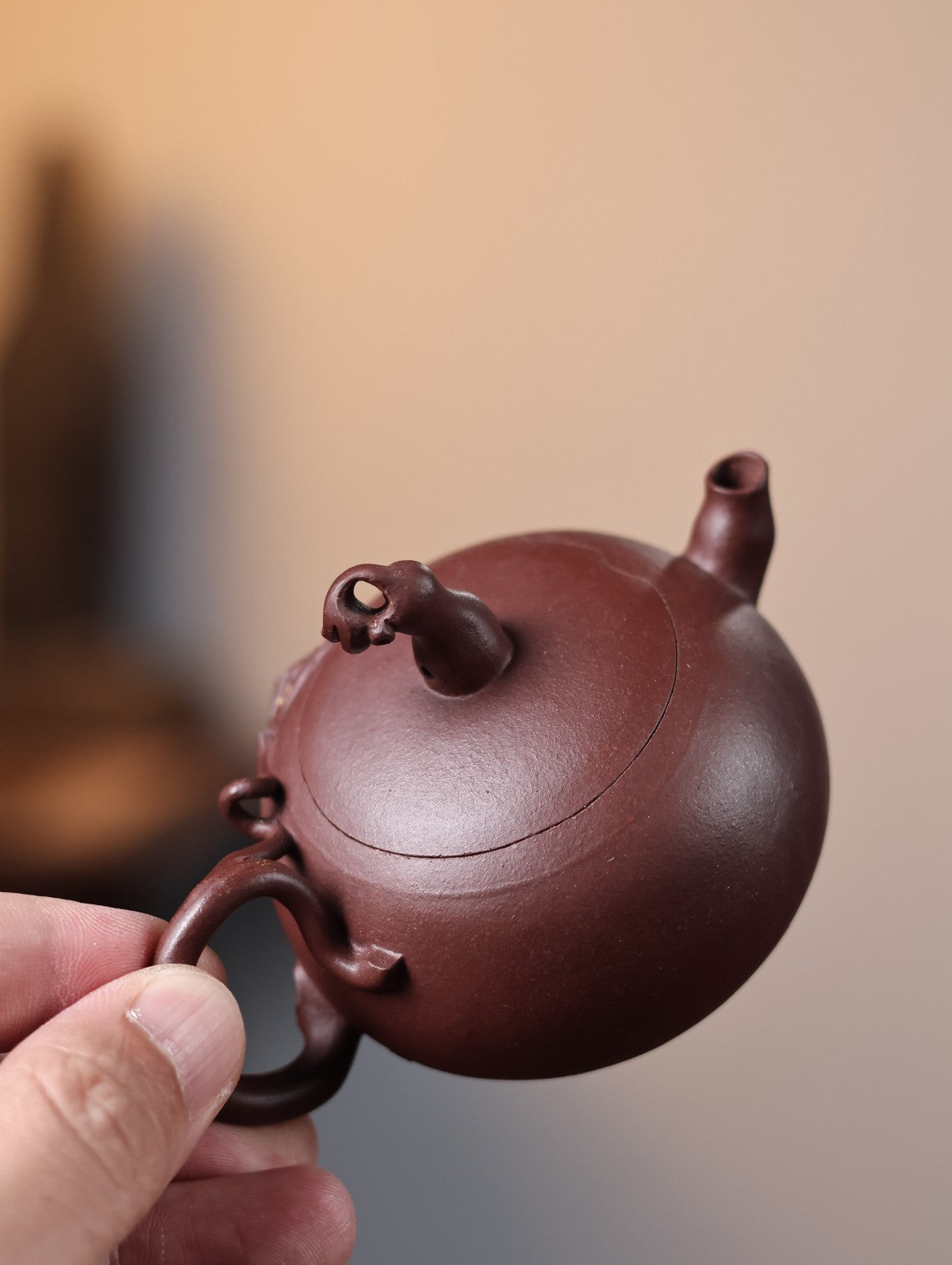 葫芦壶套组 | 【优质紫泥·传统手制·全手工薄胎·仿生器·花器110cc实力派作品 一壶俩杯】