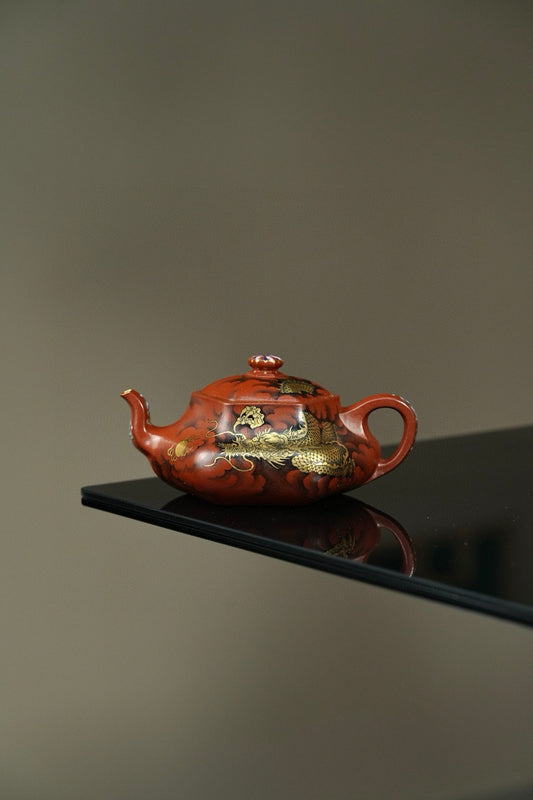 耿浩原创《闲者六方》原矿极品大红袍·200cc高级工艺美术师·耿浩·制