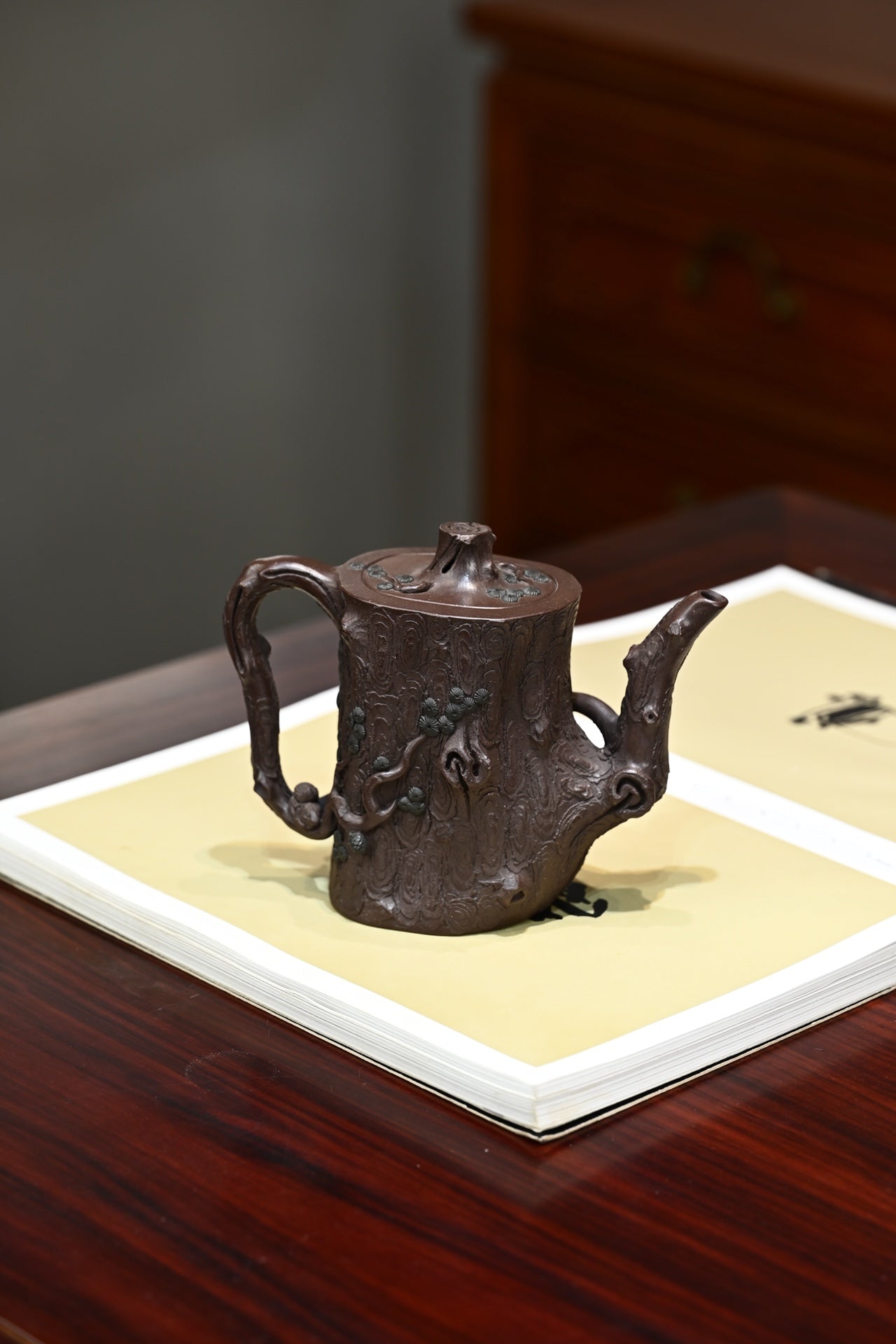雲影套组·全手工 省大师桑黎兵作品(紫砂12精英)容量400cc/极品紫泥