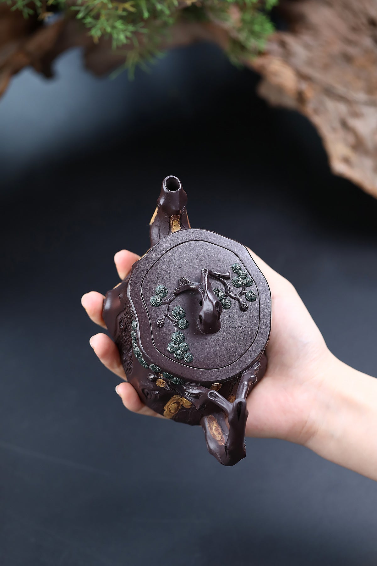 正高级工艺美术师(研高) 松桩 一厂老紫泥230cc