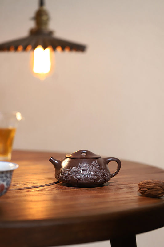 【景舟石瓢】 周俊健 泥料原矿紫泥 容量230cc