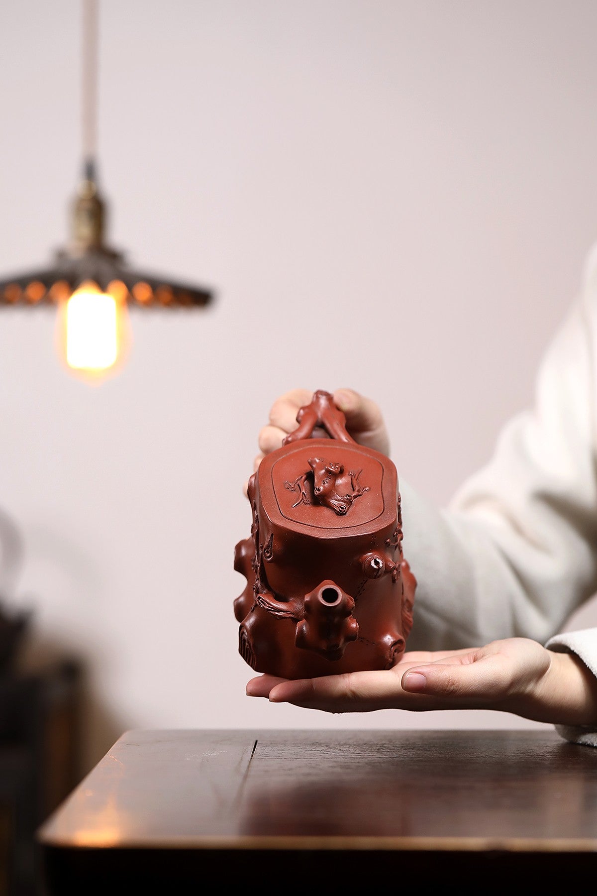 作品收藏【梅桩套组】极品清水500cc勇淑英 江苏省陶瓷艺术大师