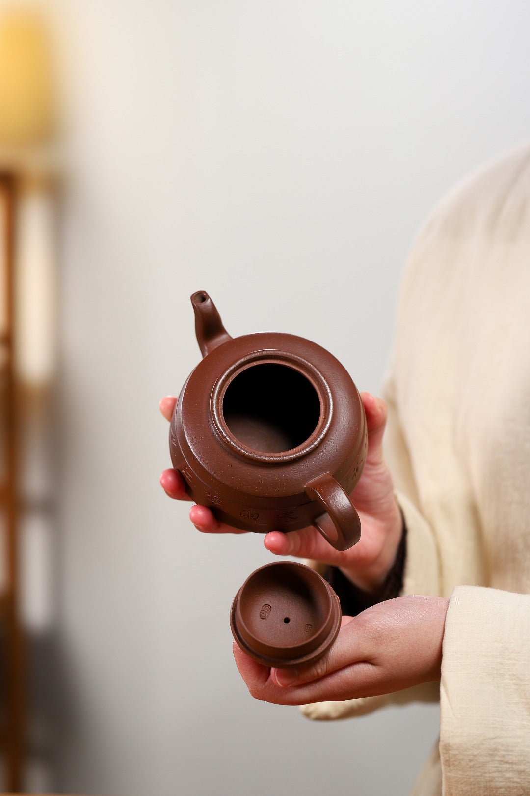【合古壶】 王月芬(国家级工艺美术师)原矿底槽清330CC