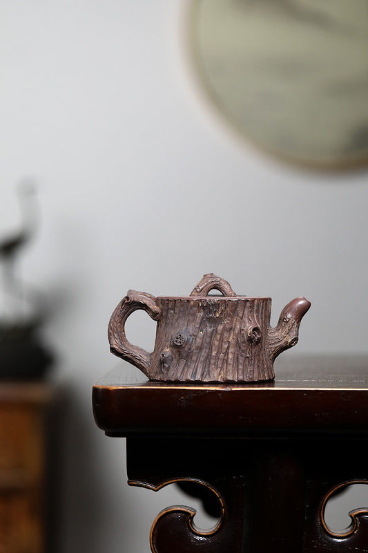 研高韩小虎【松桩套组】珍藏重器 原矿极品紫泥300CC