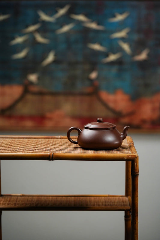 海棠川·全手工/160cc·原矿文革老紫泥