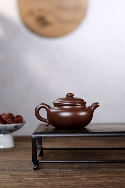 【仿古】原矿陈腐老紫泥 180cc实力派陶手超精工陶艺家