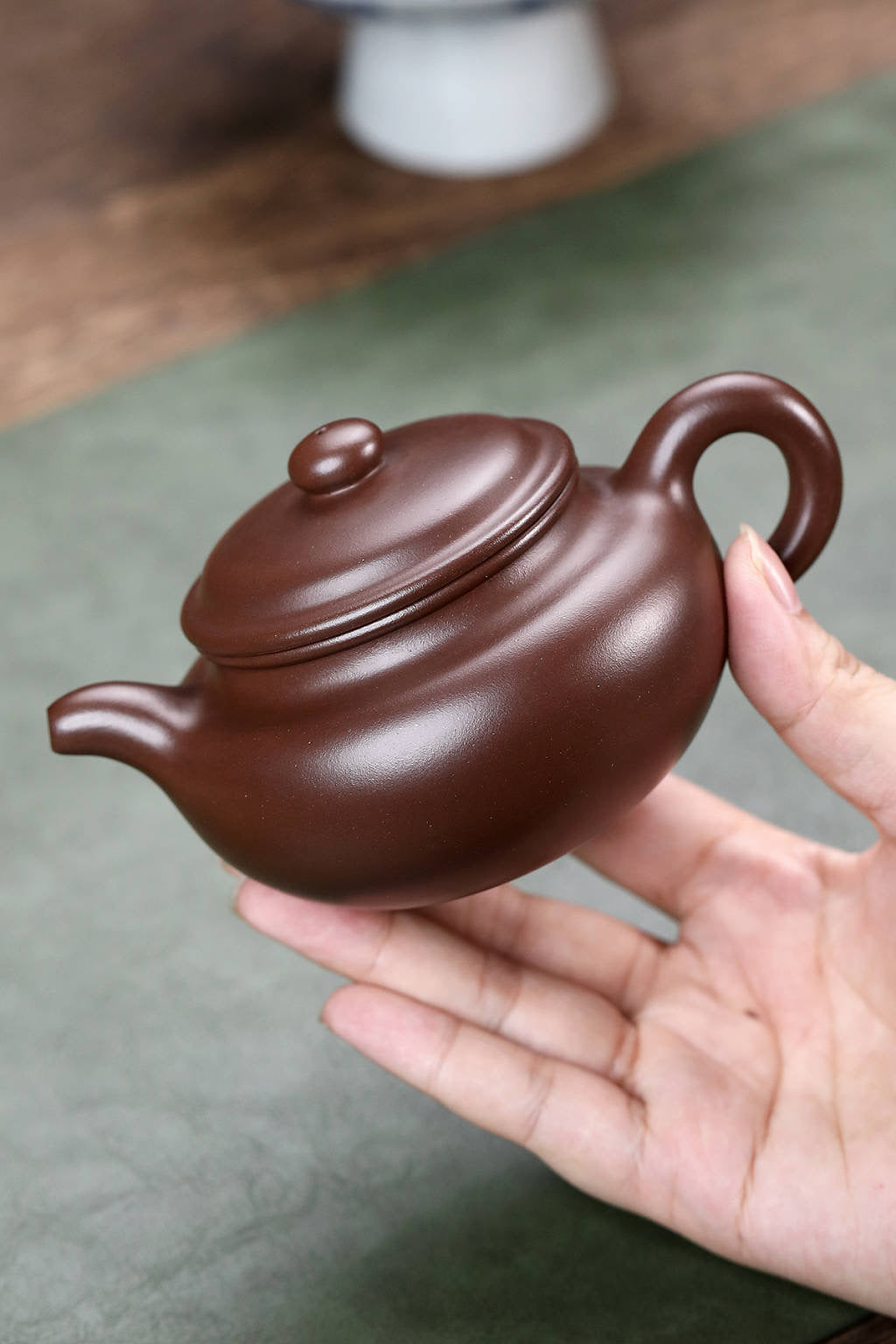 【仿古】原矿陈腐老紫泥 180cc实力派陶手超精工陶艺家