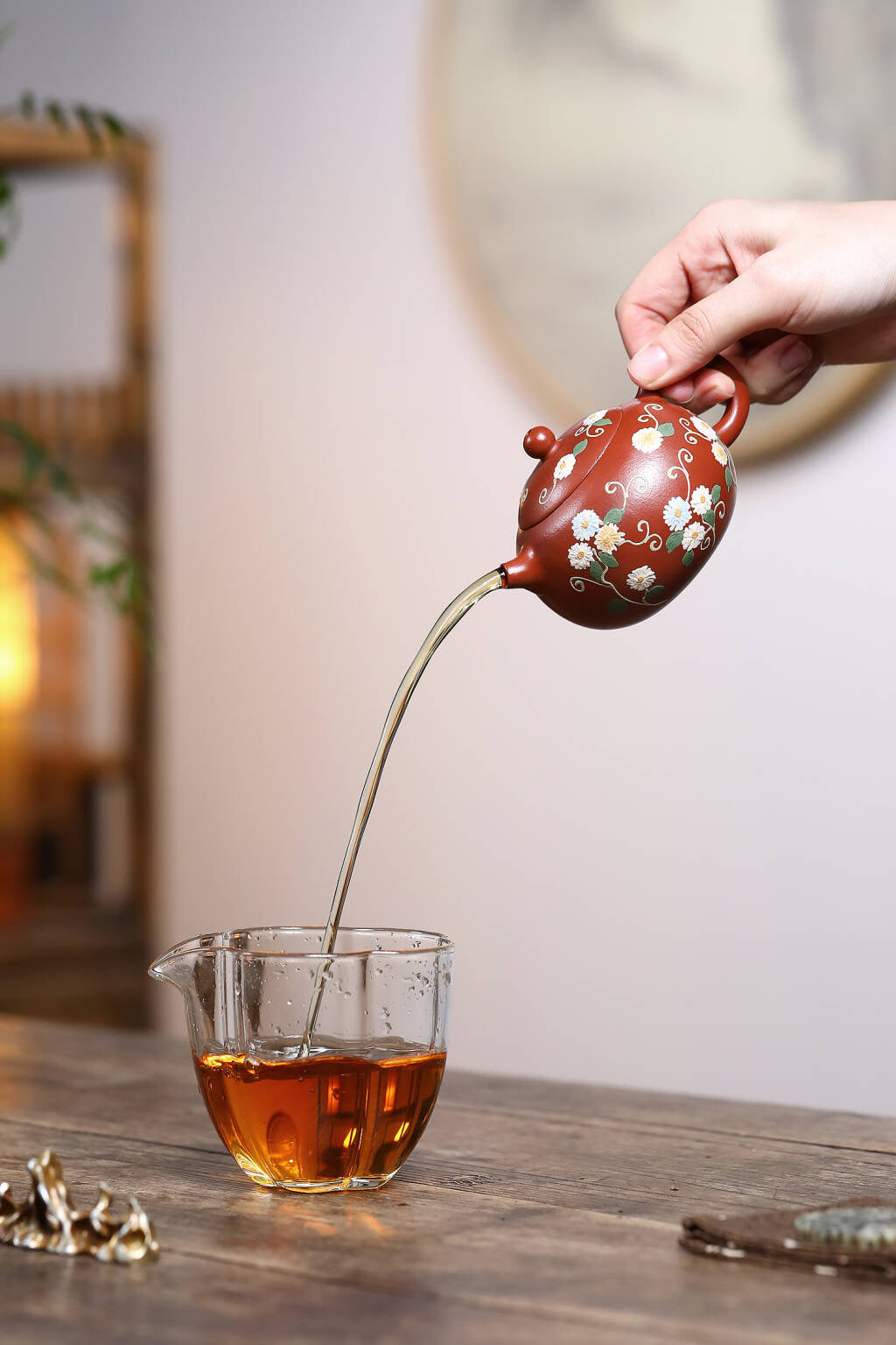 西施·朱泥 精工•泥绘 容量 160cc内推球孔