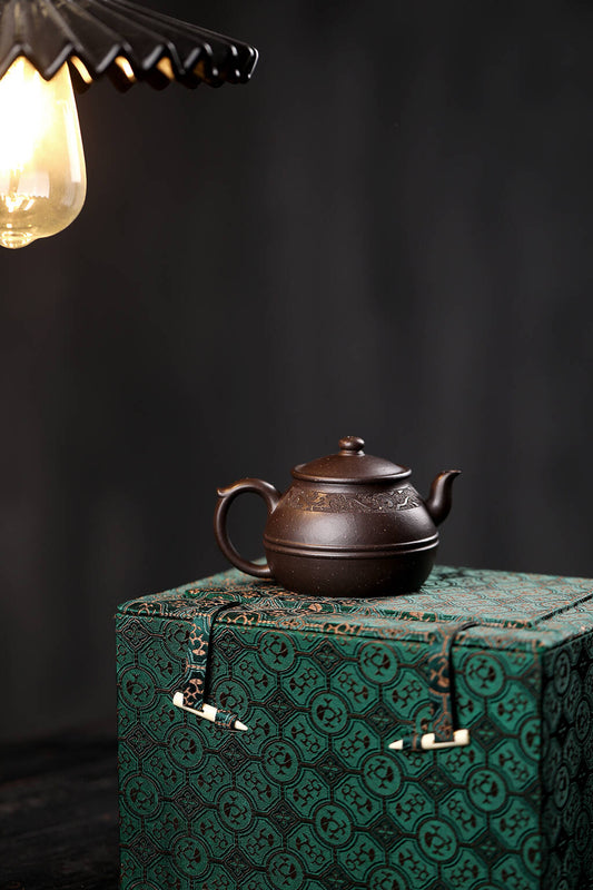 【汉玉】 泥料乌金砂 容量160cc 作者 蒋建华