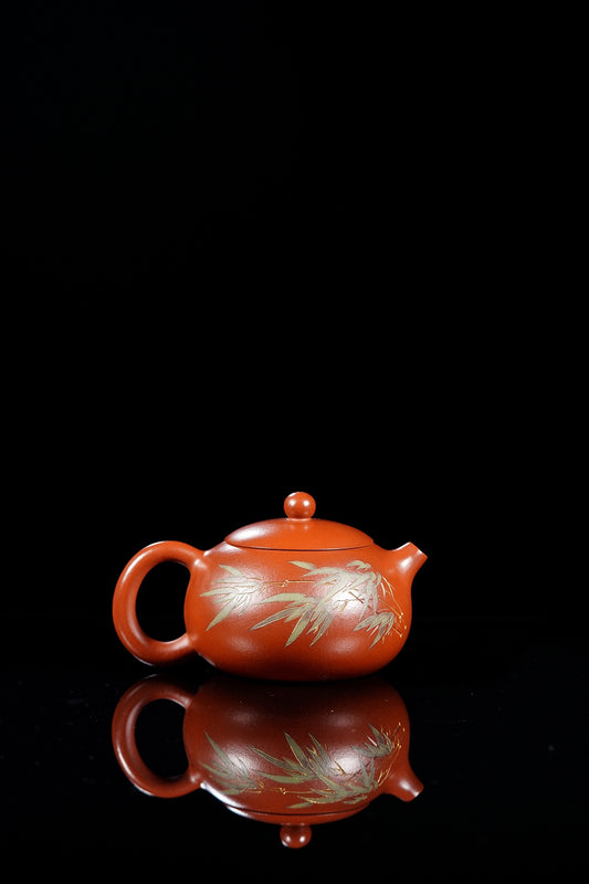 收藏重器 研高佳作 戴静波 西施 极品龙山朱砂 220cc