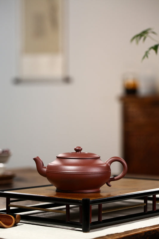 【线圆】 沈群(国家级工艺美术师) 原矿底槽清 容量310cc 9孔