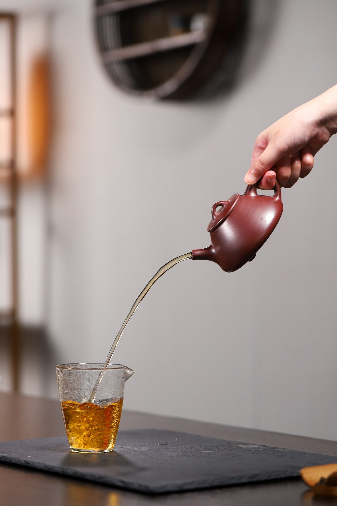 【子冶石瓢】邵美芳(国家级助理工艺美术师)原矿百目紫泥 250cc 9孔