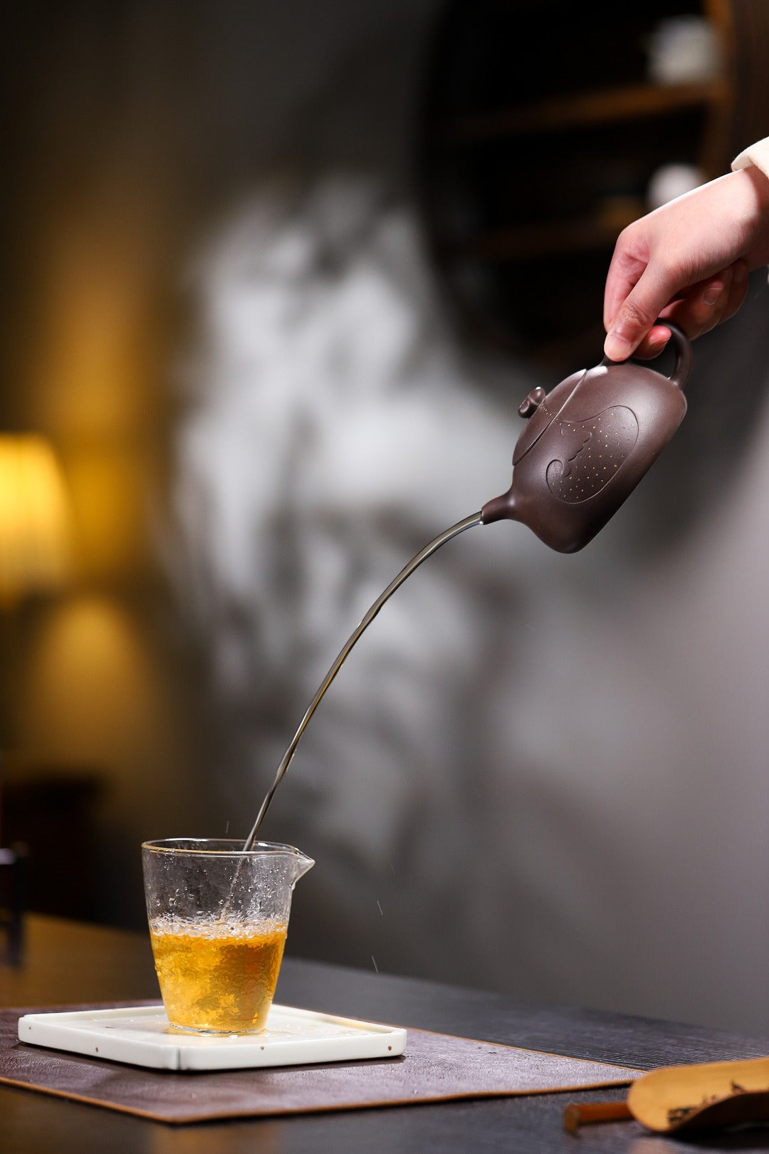 【乳瓢】 制壶龚彧(国家级工艺美术师) 泥料原矿紫泥 容量290cc 孔数7孔