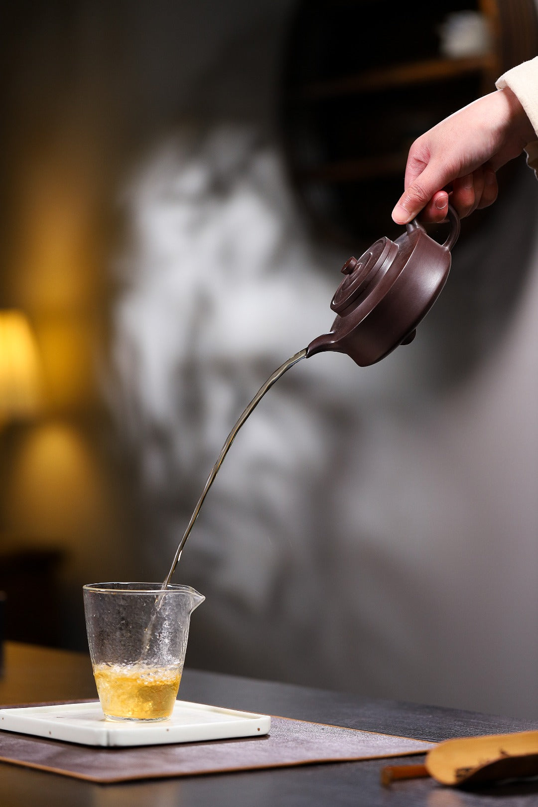 【周盘】龚彧(国家级工艺美术师) 泥料原矿紫茄泥 容量280cc 孔数9孔