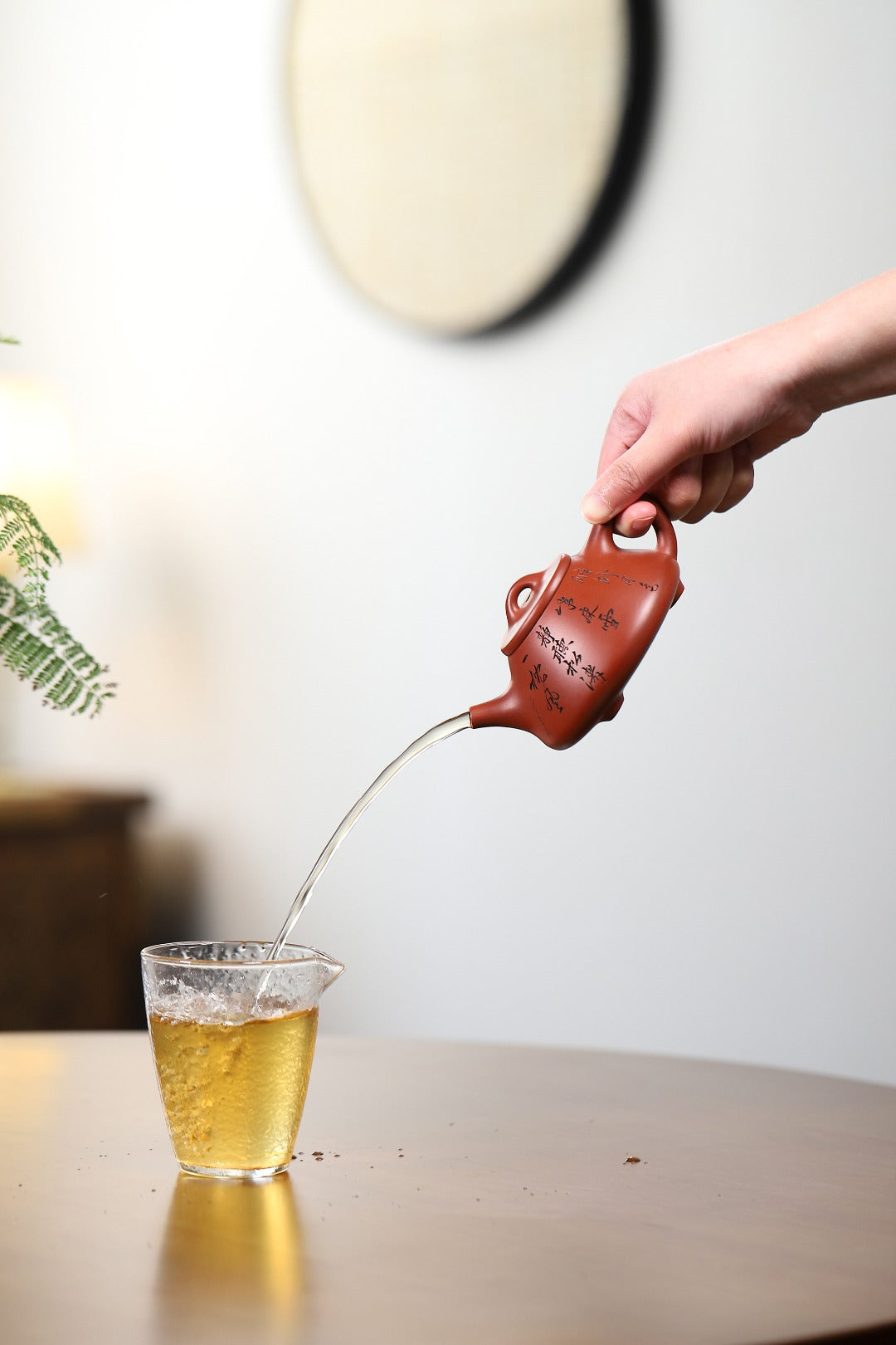 【子冶石瓢】 制壶 刘凤英(国家级工艺美术师)原矿朱泥 容量200cc 14孔