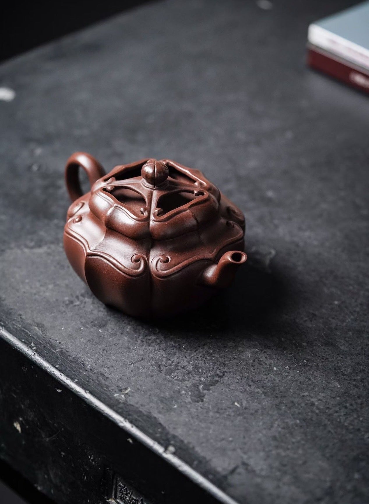 菱玉·230cc·镂空设计 一厂老紫泥