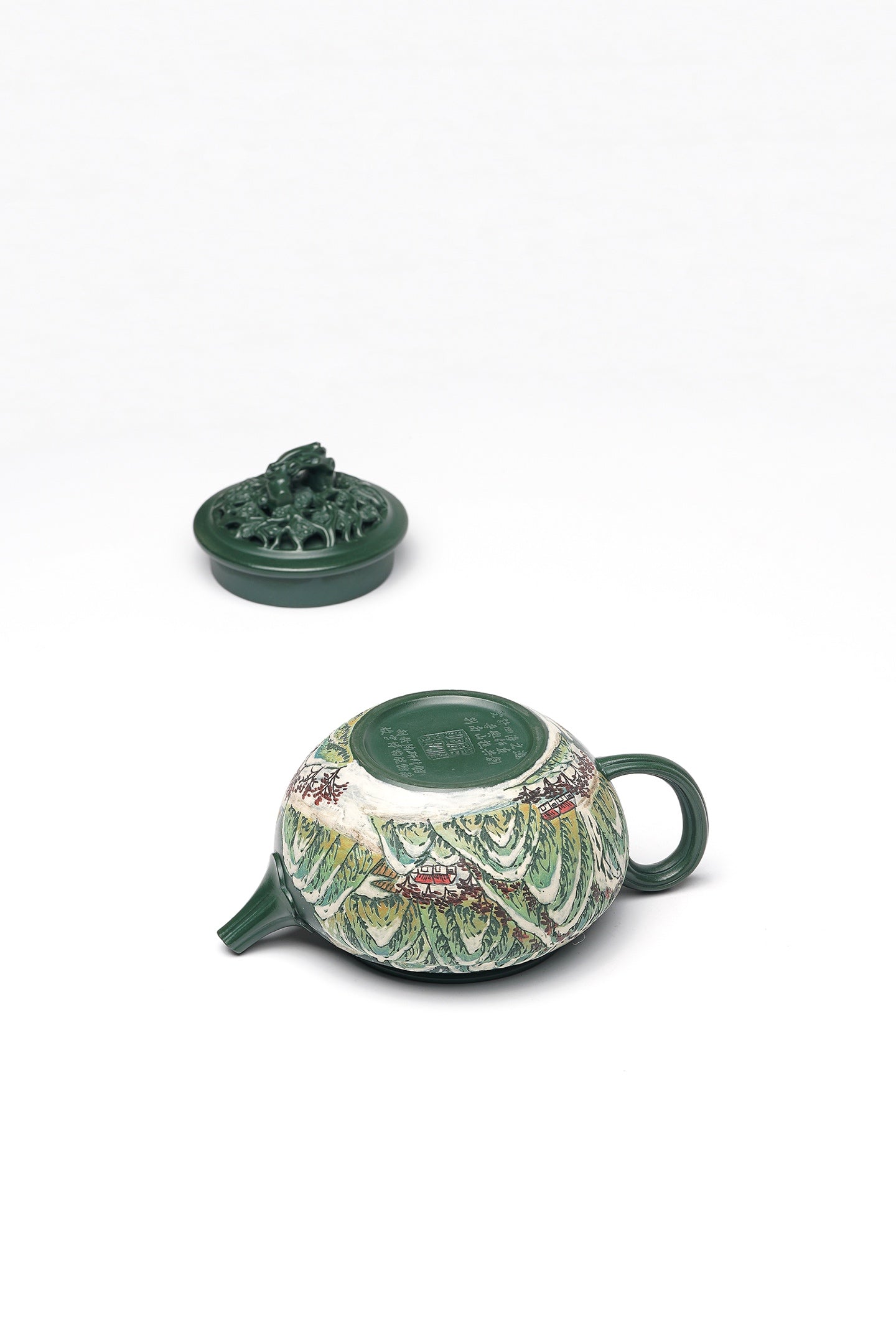 戴静波 【壶名】梅香 【泥料】极品民国绿 【容量】320cc