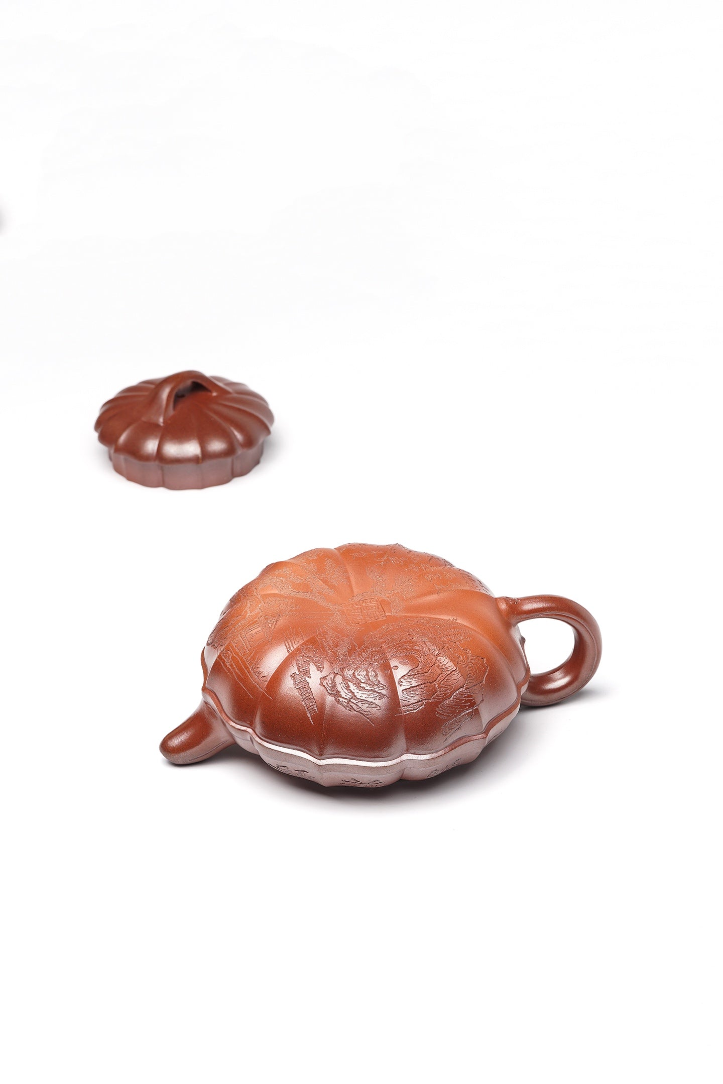 【壶名】合菱 【泥料】品红砂段 【容量】350cc 戴静波 收藏重器 研高佳作