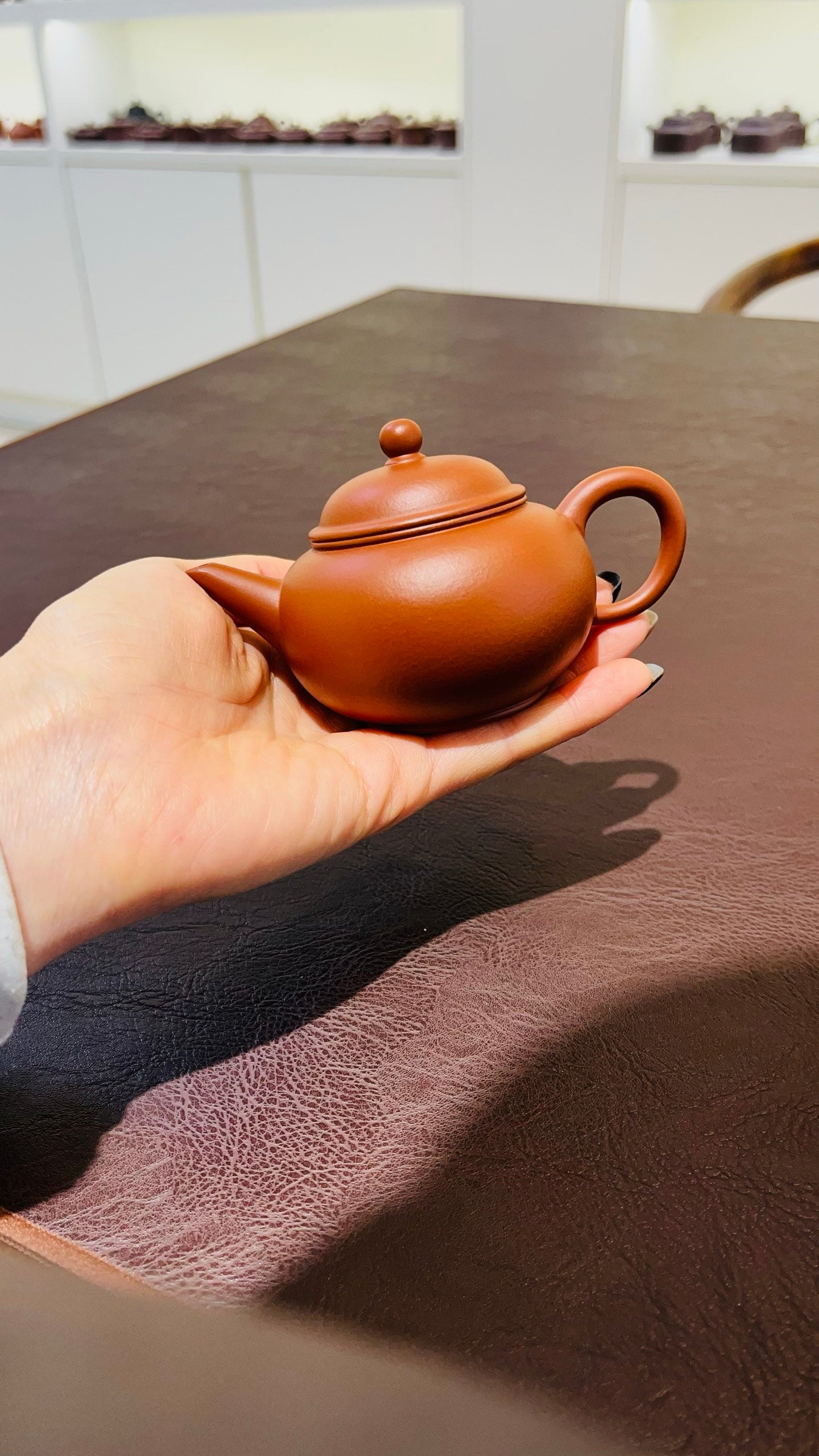 新品出窑🔥 生砂老朱泥 薄胎款小水平 130cc 网孔出水 型正料好