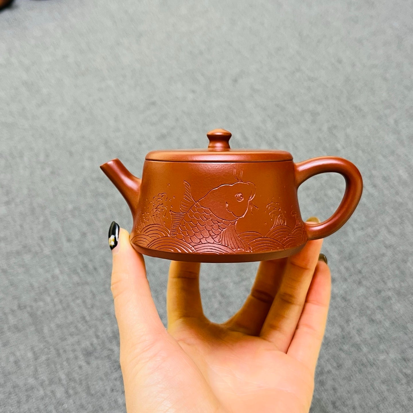 特惠价系列 大红袍朱泥刻绘款 高性价比产品