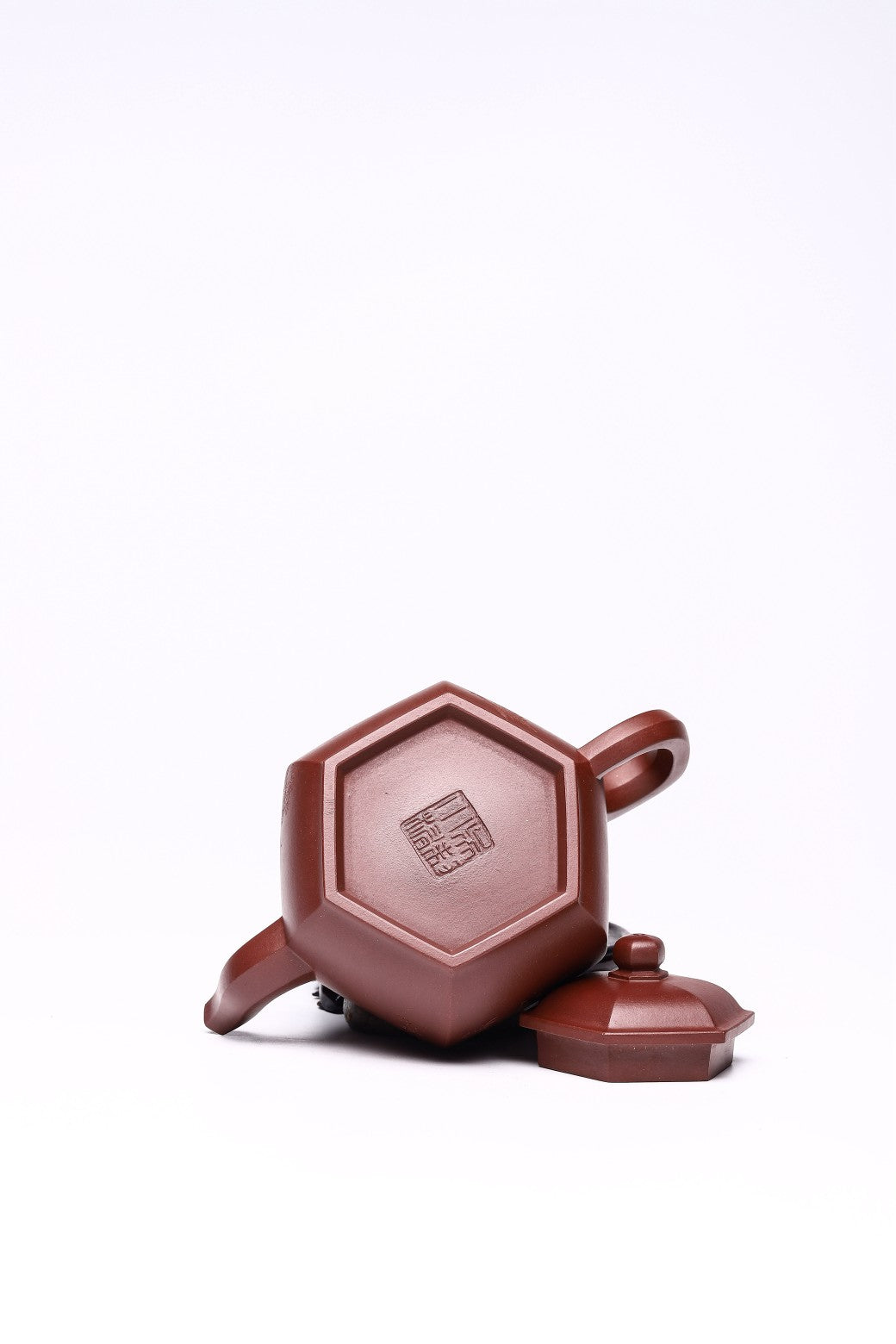 省大师 研高巅峰创作【华玉六方】原矿紫泥全手工制 360cc