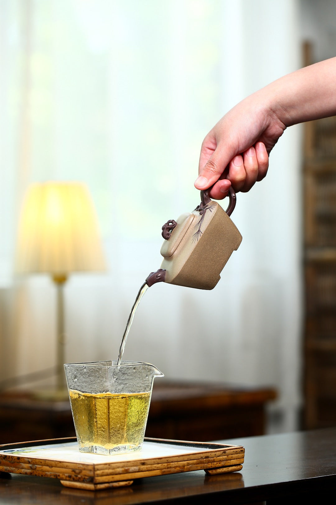 【太湖石·松】 制壶刘彩萍(国家级工艺美术师) 泥料原矿青段泥