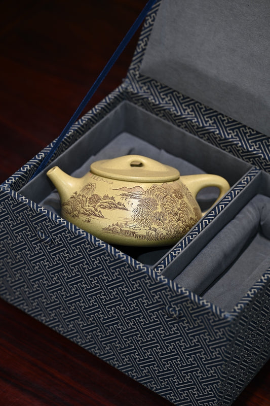 满瓢·全手工 正高工许学芳作品 容量360cc 一厂本绿