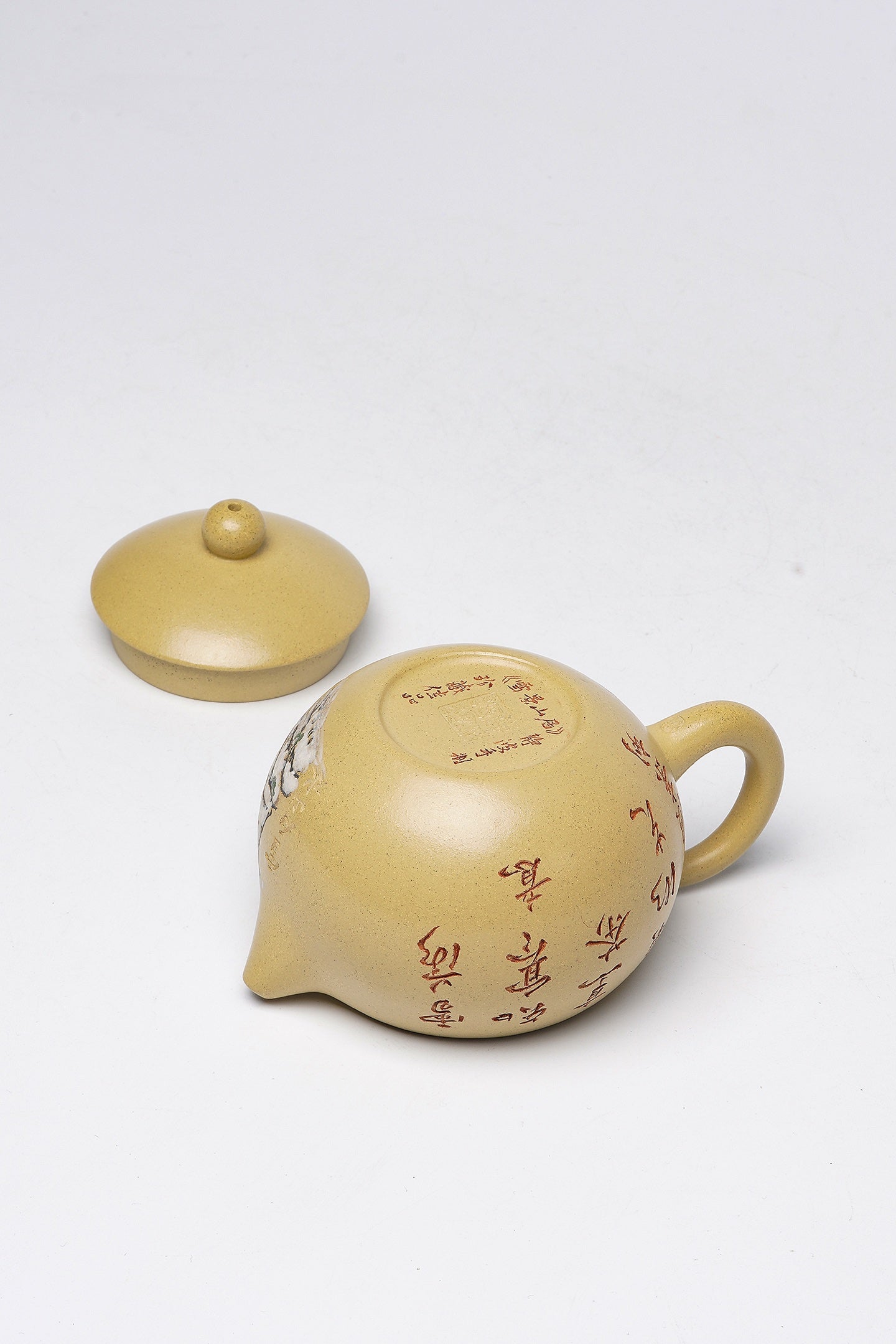 戴静波 正高级工艺美术师【壶名】西施 【泥料】极品黄龙山本山绿 【容量】240cc