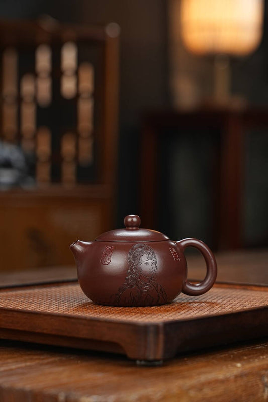 范锡军(国家高级工艺美术师) 泥料 原矿紫朱泥(家藏老料) 容量150cc