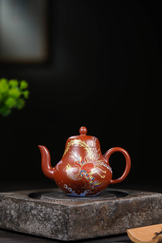 思亭200cc全手工制作 极品粗砂皱皮朱泥