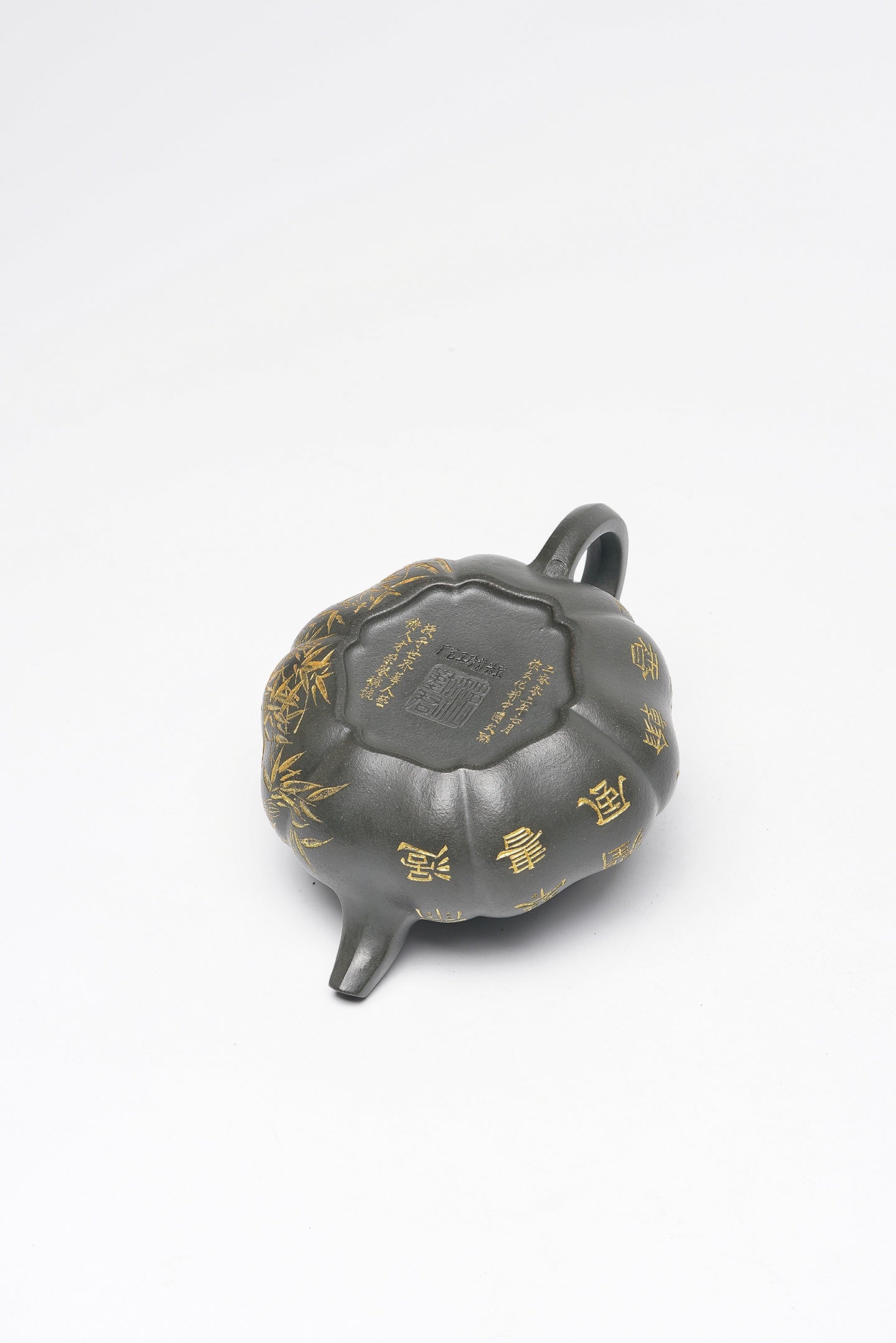 收藏级作品推荐【葵仿古】 极品九龄君子兰(家藏父辈时期泥料 市面罕见 ) 250CC