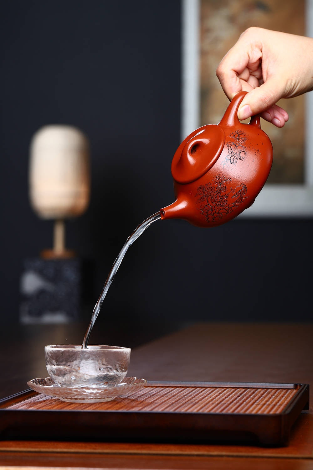 国工佳作【景舟石瓢】 泥料 原矿大红袍 260cc 作者 钱云娇 国家级工艺美术师 乡村振兴技艺师