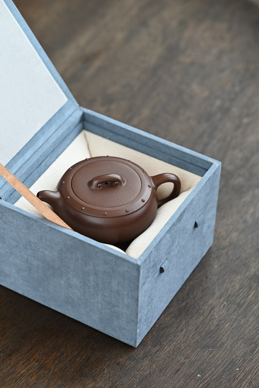 战鼓汉瓦·手工 容量160cc 极品紫泥