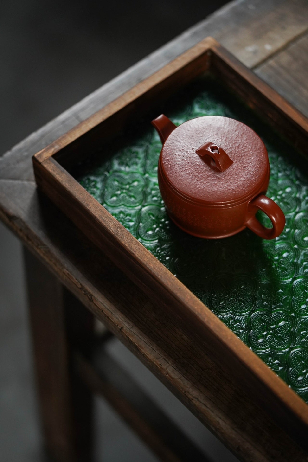 汉瓦·120cc·小煤窑朱泥·全手工制作