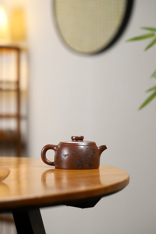 收藏重器:巨轮 极品文革紫泥 250cc 李昌鸿师承中国工艺美术大师——顾景舟