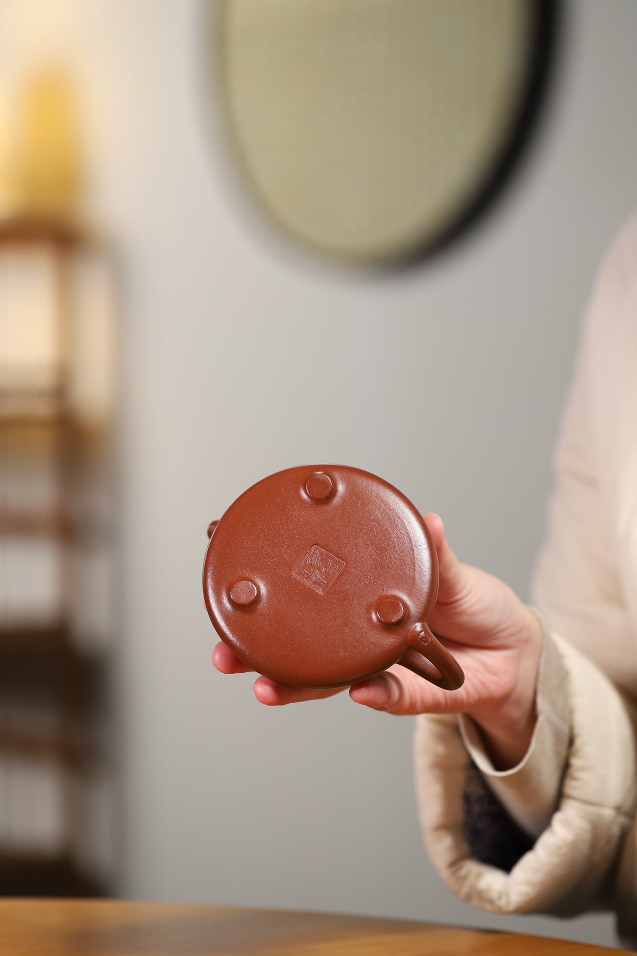 收藏重器:子冶石瓢 原矿陈腐清水泥 160cc 李昌鸿 师承中国工艺美术大师——顾景舟