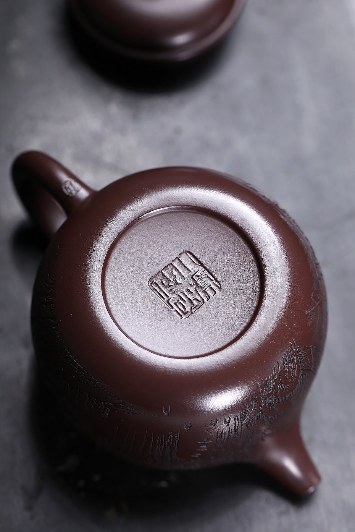 研高经典之作【匏尊】 泥料:极品 紫泥 容量:360cc 韩小虎 研究员级高级工艺美术师