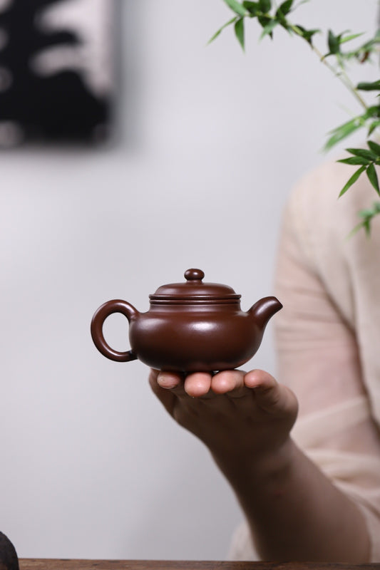 【小仿古】·紫朱泥·容量130cc·网孔出水