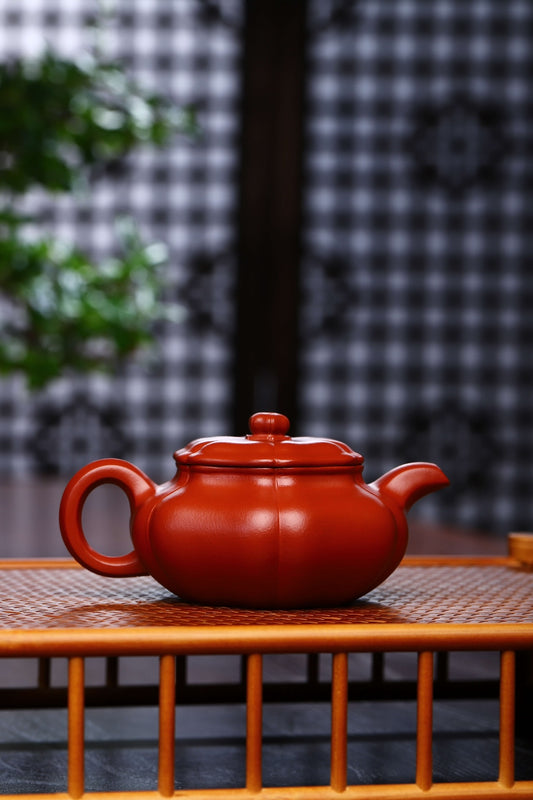 【筋纹葵仿古】 原矿大红袍 260cc 作者 周曙峰 国家级工艺美术师