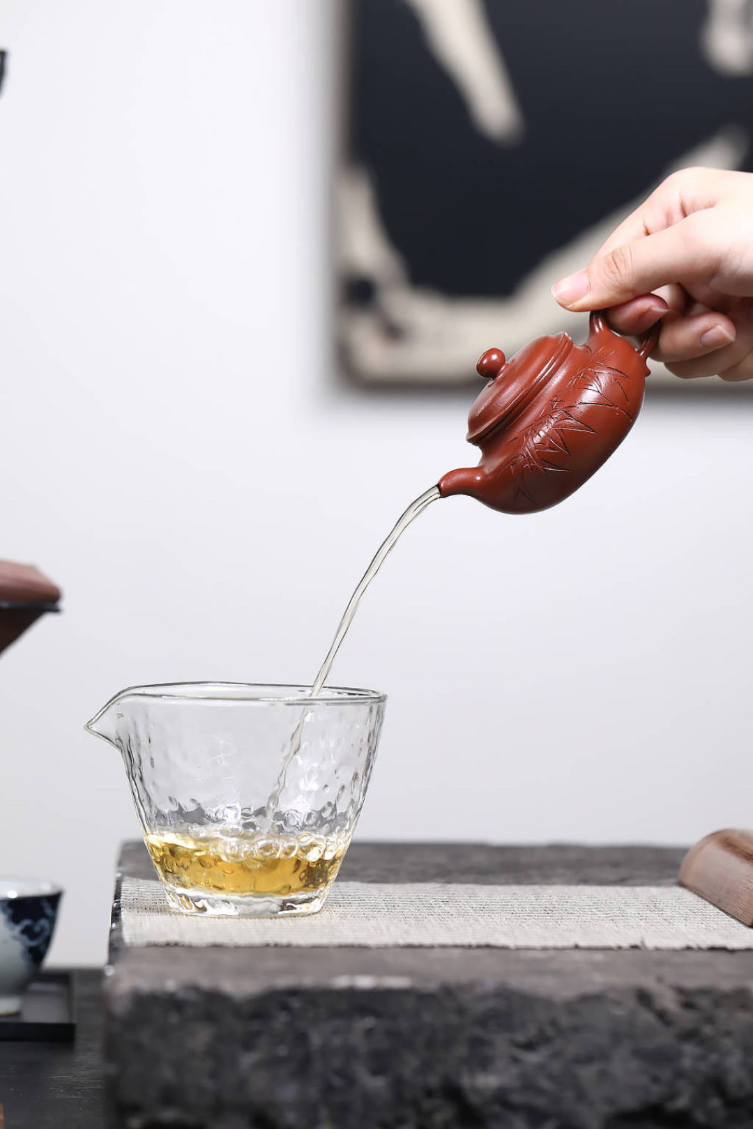 【仿古】光素器刻绘款两款可选 三十目极品粗砂朱泥料 90cc内推球孔出水