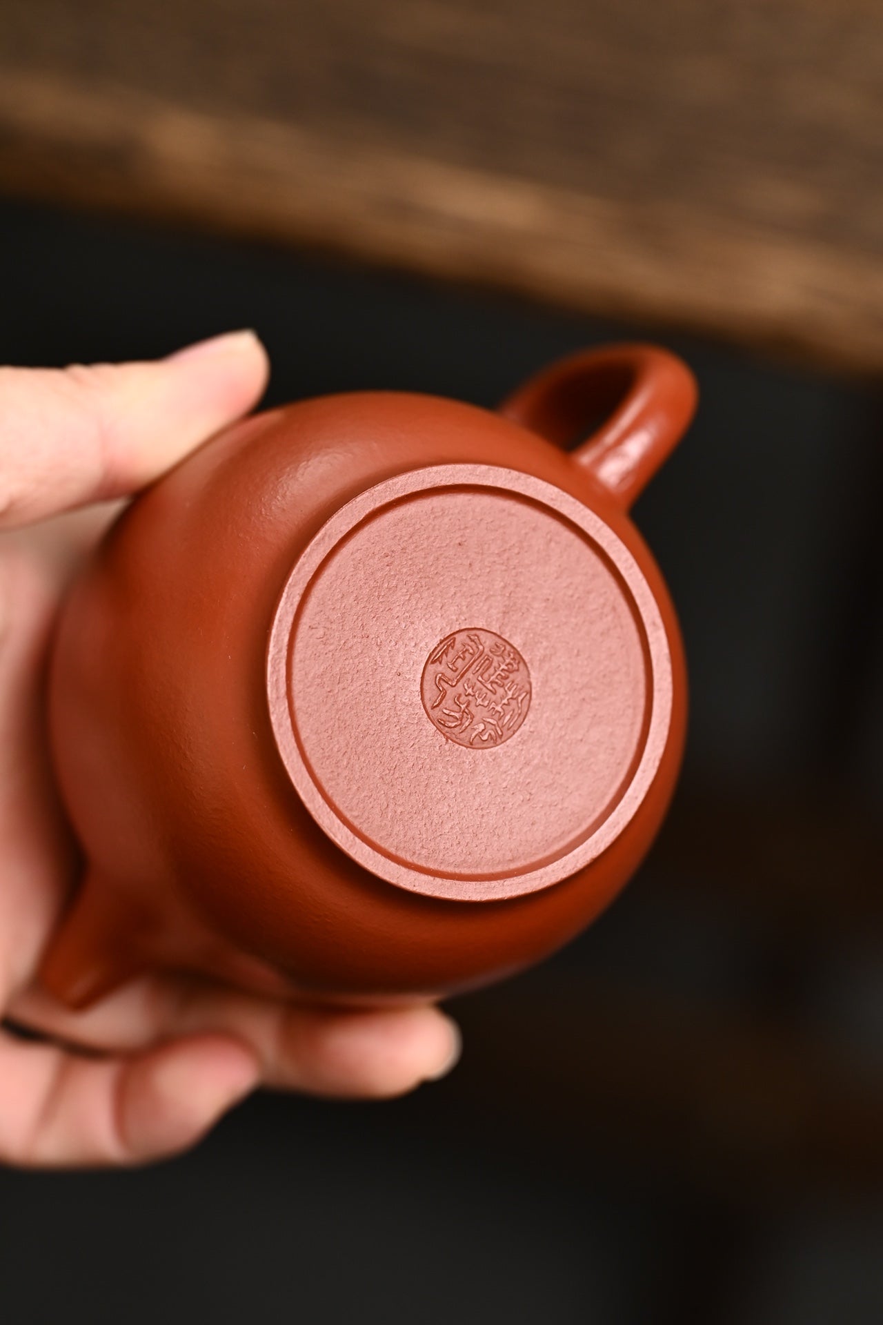 新品·『匏瓜』 极品皱皮朱泥·容量180cc·9孔出水·孙建芳(国家级工艺美术师)