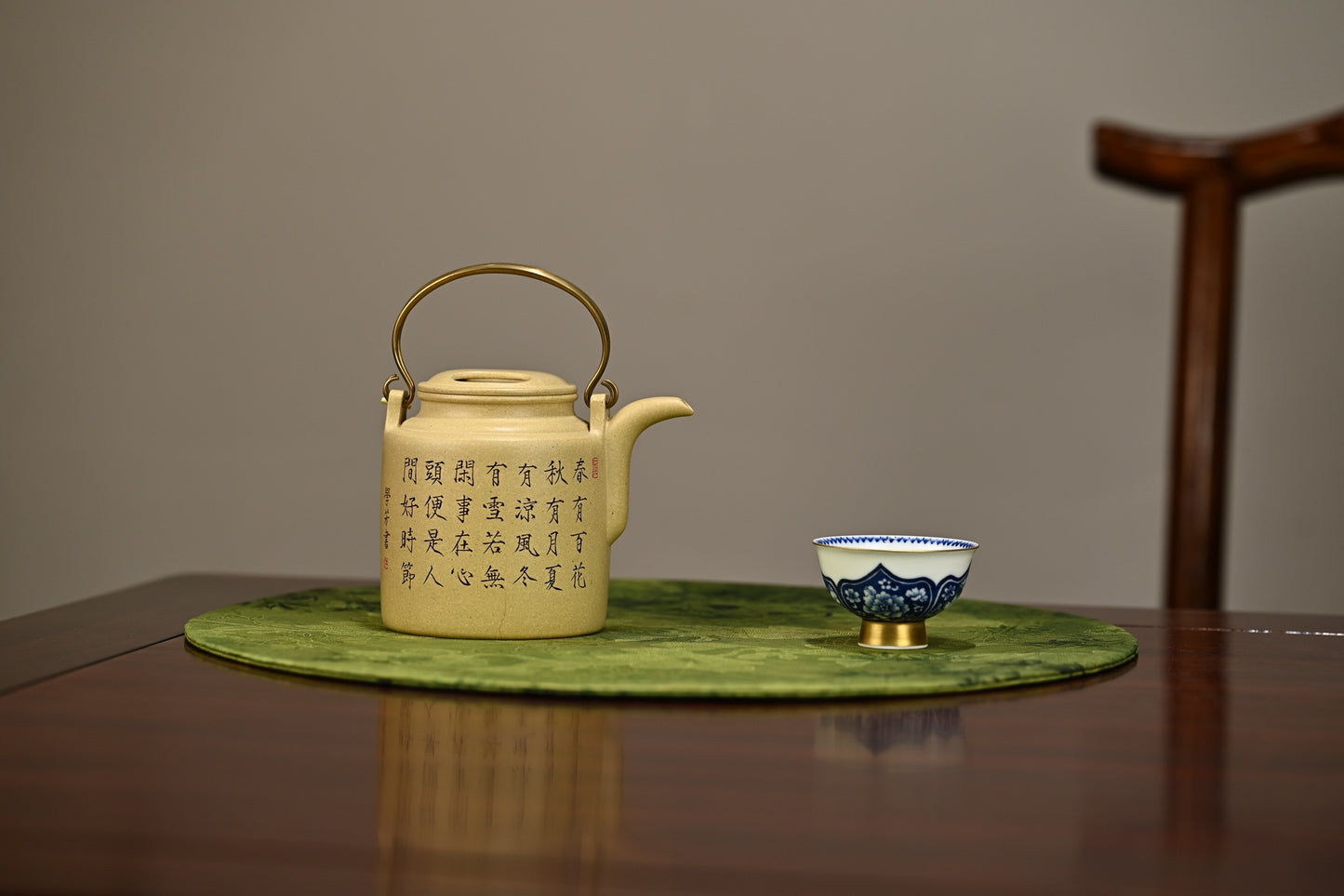 洋桶·全手工 正高工许学芳作品 容量480cc 家藏本绿