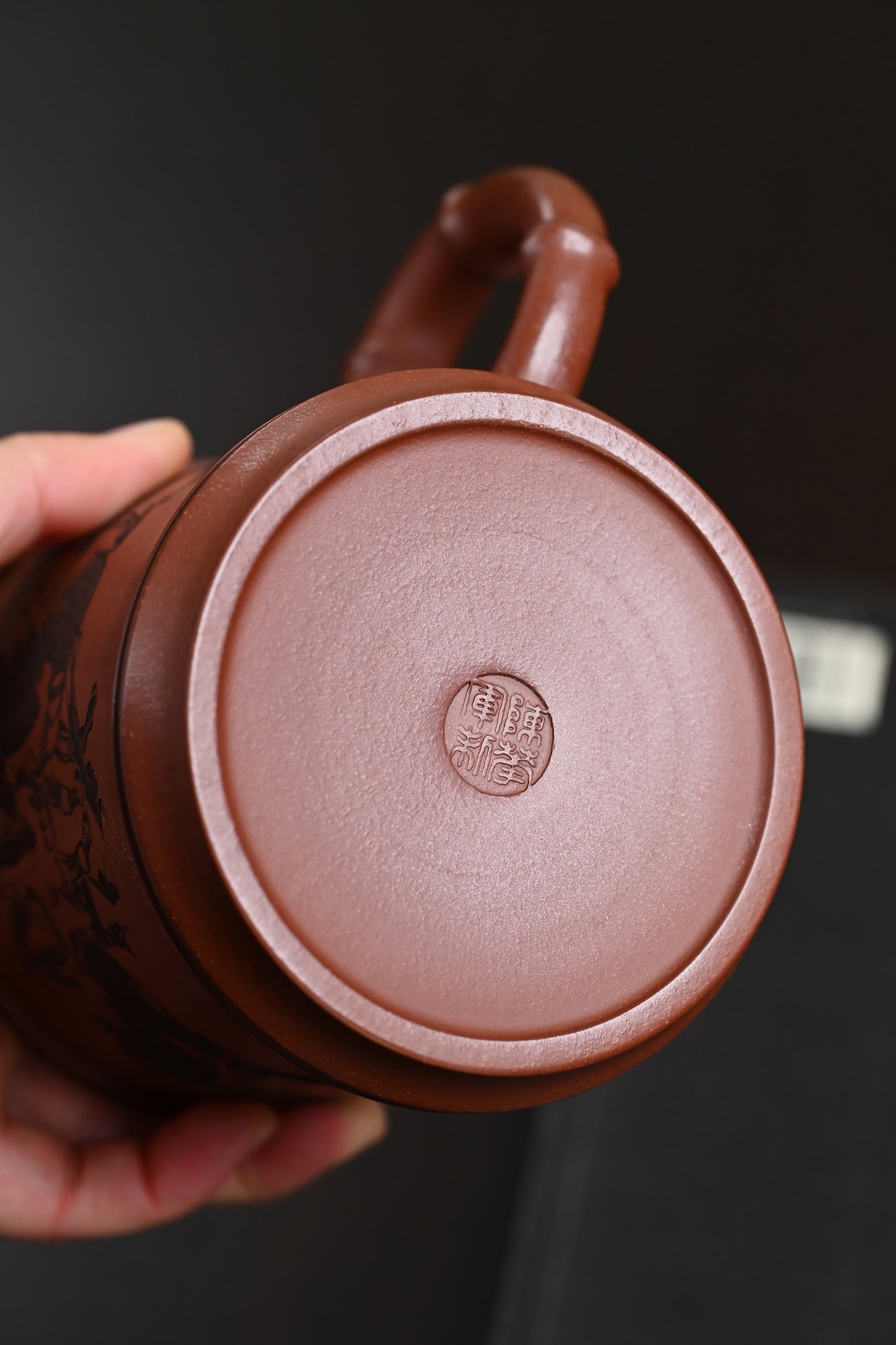 新品· 盖杯·底槽清·容量450cc·陈华军(国家级工艺美术师)