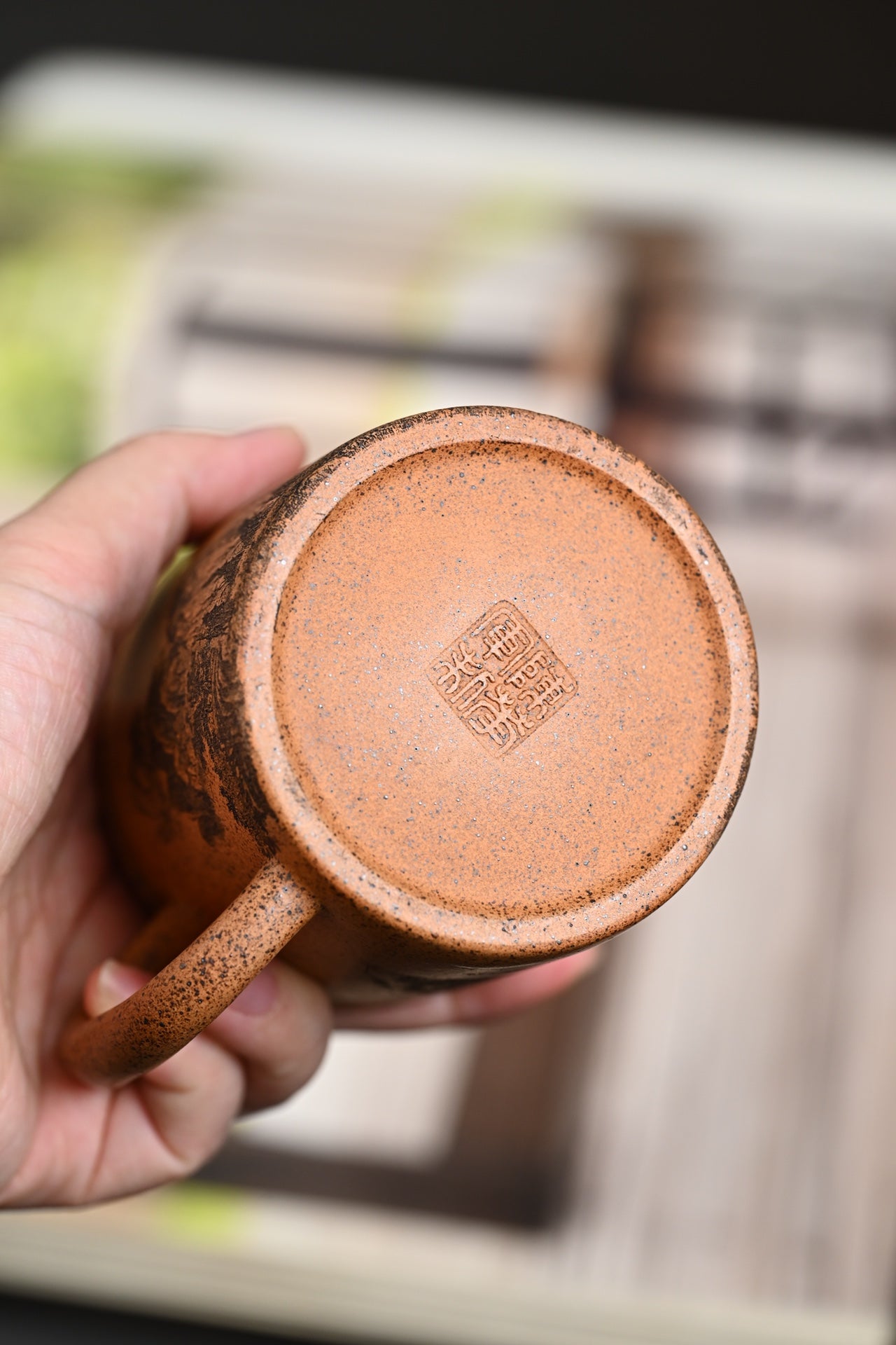 新品·盖杯·特高温龙骨金砂·容量200cc·陈华军(国家级工艺美术师)